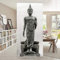 Raumteiler Buddha Statue 250x120cm inkl. transparenter Halterung
