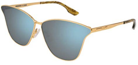 McQ Sonnenbrille MQ0087S // 006-gold-light blue