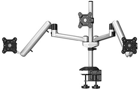 Cotytech Dreifach-Monitorhalterung, niedriges Profil, Schnellspanner