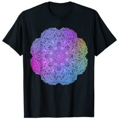 Lotus Mandala Kundalini Hatha Vinyasa Ashtanga Buddha Yoga T-Shirt