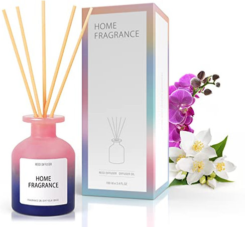 Reed Diffuser, Reed Diffusers for Home, Aromatherapy Reed Diffuser Gift Set, with Diffuser Sticks, 100 ml-Midsummer Night