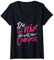 Damen Die tut nix Die will nur Campen - Camper & Camping Geschenk T-Shirt mit V-Ausschnitt
