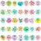 Flutesan 35 Pcs Inspirational Christian Magnets for Locker Decorative Refrigerator Magnet Bible Verse Fridge Magnetic Decorations Religious Scripture Prayer Gifts for Home Office Whiteboard, 1.26 Inch