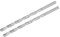 sourcing map HSS Haute Vitesse Acier Extra Long Hélicoïdal Foret Pointes 8.5mm Forage Diamètre 200mm Longueur 2 Pcs