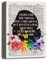 RBG Leinwand Wandkunst Inspirierendes Zitat Dekor, Ruth Bader Ginsburg Motivational Home Decoration Poster Druck, Motivational Wall Art, Geschenk für Anwalt, Anwalt, Richter, Frau, Mädchen Größe 12x15