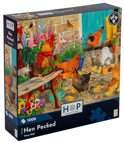 The House of Puzzles Hen Pecked, 1000 Piece Jigsaw