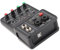 Bewinner 2 Channels Audio Mixer Mixing Console, DJ Sound Controller Interface with USB Soundcard, USB 48V Phantom Power Compact Sound Mixing Console for Music Recording Karaoke