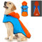 Regenjacke Hund DQGHQME Hunderegenmantel, Regenmantel Hund Wasserdicht, Einstellbare Regencape Hund, Reflektierender Wasserdichter Hundemantel Ultraleicht für Große Mittlere Kleine Haustier Hund (M)