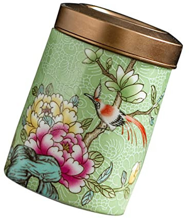 DECHOUS Ceramic Tea Canister Airtight Storage Jar for Tea Leaves Multi-purpose Kitchen Organiser Lightweight and Easy to Clean