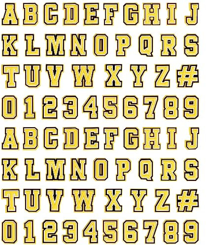 CUNUEN 74 Stück Gelb Brief Schuhanstecker Für Croc Schuh Anstecker Schuhanhänger Buchstabe ABC-Z Nummer Zeichen Zubehör Letter Number Charms Pins Für Clogs Dekorationen