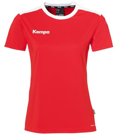 Kempa Damen Emotion 27 T-Shirt, Rot/Weiß, XS EU