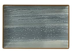 METRO Professional Lot de 6 assiettes Madleen grès 30 x 20 cm Gris