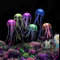 Aquarium Dekoration, 6 Stück Leuchtende Quallen, Künstliche Quallen, Aquarium Deko, Glühende Aqua Ornaments, Glühende Jellyfish Ornament Dekoration für Aquarium Fisch Becken Für Aquarium Fisch Becken