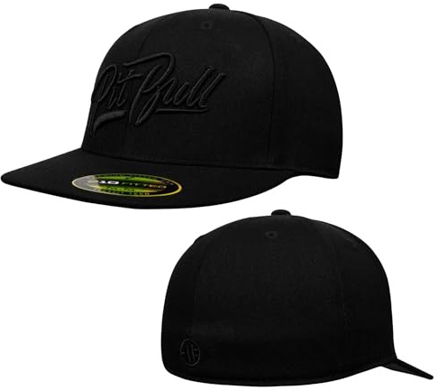 PITBULL Baseballkappe Full Cap Schirmmützen Flat Visor Kappen Pit Bull West Coast Kappe mit Schirm Herren & Damen El Jefe Fitted Sonnenblende
