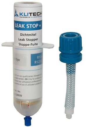 Lube1 Leak Stop+ Aerosol - Klimaanlagen Dichtmittel für die Autoklimaanlage, Verschließt undichte Stellen bis zu 0,5mm an Gummi- und Metallteilen