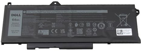 Dell GRT01 Original Battery 64Wh for Latitude 14 (5421), 15 (5521)