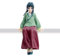 Ldruieu Maomao Figur - The Apothecary Diaries Figure Anime Maomao Sitzposition Noodles Stopper Figur Anime Desktop Dekoration Geschenke 14cm