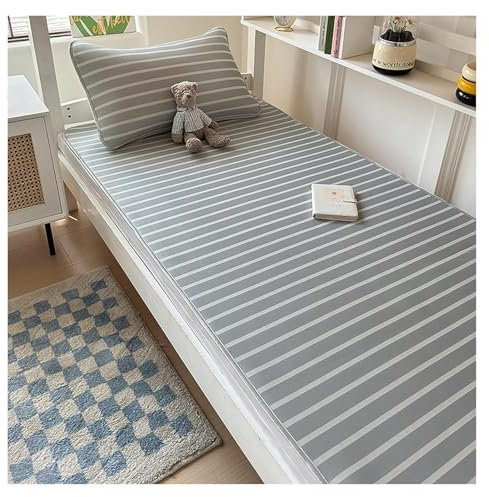 Kühlende Matratzen, Sommer-Isomatte, faltbar, doppelseitig, für Bett, kühlende Matratzenauflage, atmungsaktiv, glatt zu tragen, Einzelbett/Twin/Full/Queen/King Size faltbare Isomatte (100 x 200 cm)