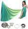 Aerial Hammock - Yoga Swing, Sensory Swings for Adults | Portable Stretching Fitness Hammocks, Yogaswing Soft Antennas for Indoor Home Exercise