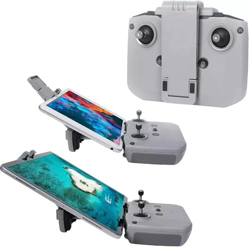 Yangers Tablet Holder for DJI Remote Controller – Foldable Extension Mount for iPad 7.9–11, Compatible with Air 3, Air 2S, Mini 2/3/4, Mavic 3/Pro – Lanyard-Ready (Tablet Not Included)
