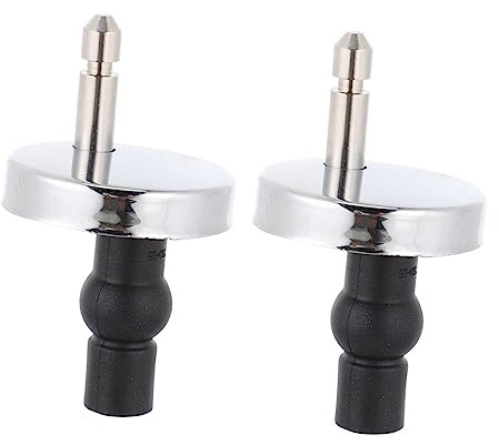 BAZEITFLOW Cerniere Per Wc in Cerniera Sgancio Rapido Per Copriwater Adatte Alla Maggior Parte Dei Sedili Wc Standard Sostituzione Facile e Raccordi Inclusi