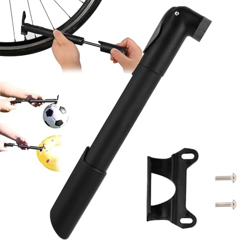 Cycling Pump,Portable Bike Tyre Pump Compressor - Handheld Compressor Leak Proof Inflator Accessories for Bicycles Scooter Mountain Road Repair