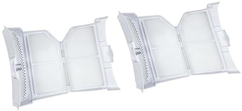 For Bosch, Siemens, Trockner, Flusenfiltersieb 752387, Ersatz for IQ300, IQ500, IQ700, ISensoric Serie 4, Serie 6, Avantixx, weißer Kunststoff(2 PACK)