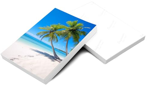 WPPQWP 200 Blatt Fotopapiertin Tenstrahldrucker 10x15cm Glänzend Foto Papier 4x6 Photo Paper 200g/m² Inkjet Hochglänzend für Canon HP Epson Brother Tintenstrahldrucker
