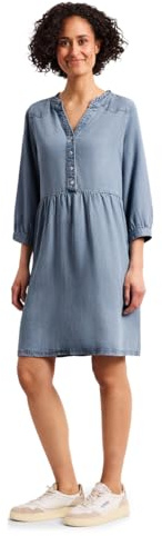 Street One Damen 1409085 Denim-Look Tunika-Kleid (1er Pack)
