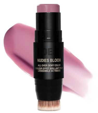 NUDESTIX Nudies Bloom Dewy Blush Stick Lilac Love – Dewy Blush Balm, Glassy Glow, Hydratisierend, Vegan – Für Wangen, Augen & Lippen 7g