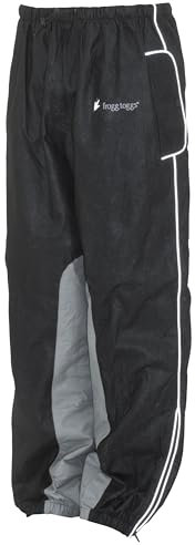 frogg toggs Road Toad Regenhose, reflektierend, wasserdicht, Schwarz, XXL