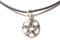 Dreamlife Antik-Silber Halskette mit Pentagramm-Anhänger aus Zinklegierung