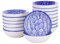 vancasso, Takaki 24 teilig Porzellan Dipschälchen Set, Saucen Snack Dessert Schälchen, Blau