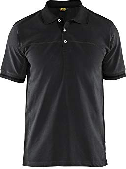 Blaklader 33891050 POLO-HAUSHIRT , Schwarz/dunkelgrau, grootte XXXL