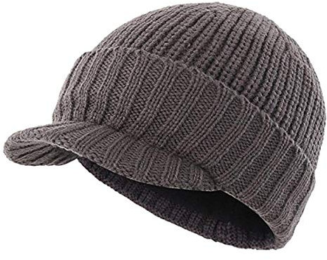 Magracy Herren Strickmütze Gr. Einheitsgröße, grau