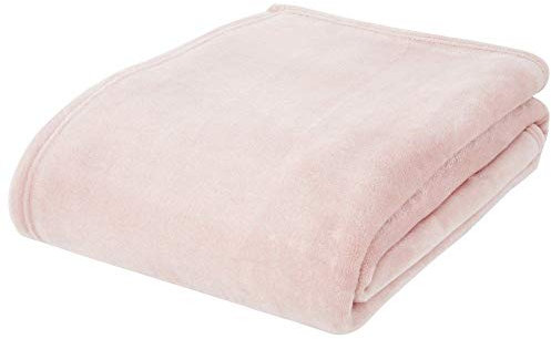 Catherine Lansfield Raschel Velvet Touch Überwurf, extragroß, 200 x 240 cm, Blush Pink