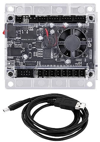Verbesserte GRBL 1.1 Steuerplatine mit Lüfter für 1610/2418/3018 DIY Lasergravurmaschine USB Anschluss, für Offline Controller Gießen Sie 3 Achsen CNC