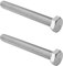 MroMax M14 Sechskantschraube, M14-2 x 120 mm, UNC Sechskantschraube, 304 Edelstahl, Vollgewinde, 2 Stück