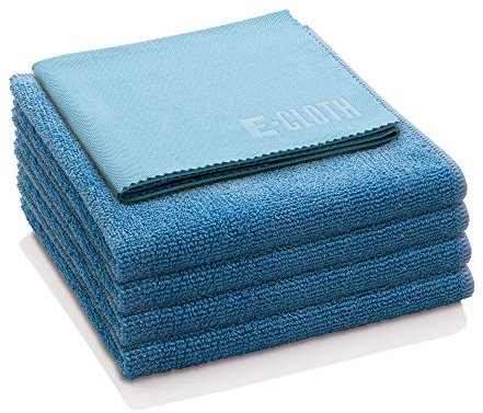 e-cloth Starter-Reinigungsset, Mikrofaser, Blau, 5 Tuchset, 1 Packung