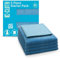 E-Cloth 5-pc Starter Pack, Microfibre Cleaning Cloth Set, Includes Household Cleaning Tools for Bathroom, Kitchen, and Cars, Washable and Reusable, 100 Wash Promise, Blue