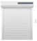 Volet Roulant Solaire H170 cm x L150 cm en Alu Blanc