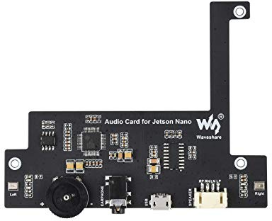 USB Audio Codec Sound Card for Jetson Nano Series Board, Audio Card,Recording and Playback Support, Built-In Microphone and Speaker Header,Driver-Free, Plug and Play