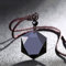TALXMY Orgonite Anhänger Schwarz Obsidian, Stern von David Kristall Anhänger Halskette für Männer Frauen (einstellbares Kabel, EMF Schutz)