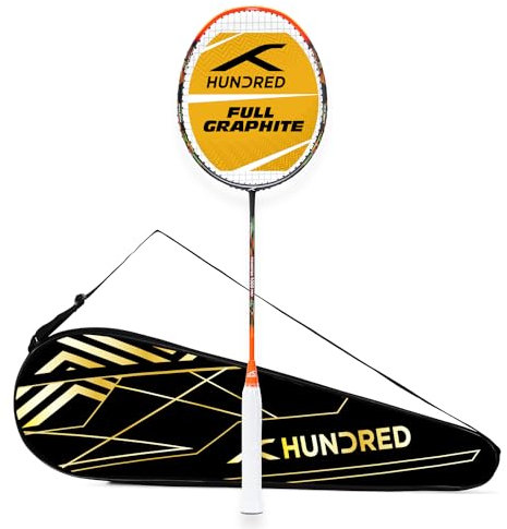 Hundred POWERTEK 1000 PRO-Strung Badminton racquet