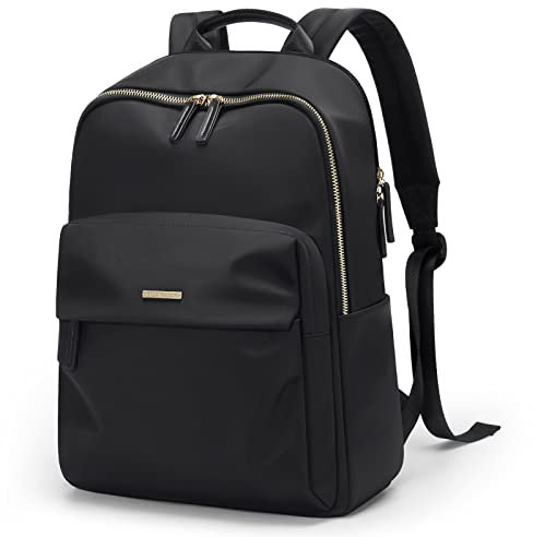 GOLF SUPAGS Elegante Zaino per Laptop da Donna, Perfetto per il Lavoro, l'università e i Viaggi, Borsa Multifunzionale e Borsa per la Scuola, Adatta a Notebook da 16 Pollici (Nero)
