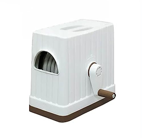 Schlauchtrommel 30 m/100 ft Gartenschlauchtrommel mit verstellbarer Sprühdüse, Gartenschlauchhalterbox, Mini-Schlauchtrommel, Gartenzubehör, Rasen- und Gartenbewässerungsausrüstung, Heim-Autowaschwerk