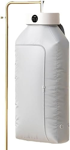 UE-MAOLU Secadora de Ropa eléctrica de 600 W, Secadora de Ropa Plegable portátil, Plancha de Vapor doméstica Completamente automática con Temporizador Inteligente de 1-7 H, para Tela de Ropa