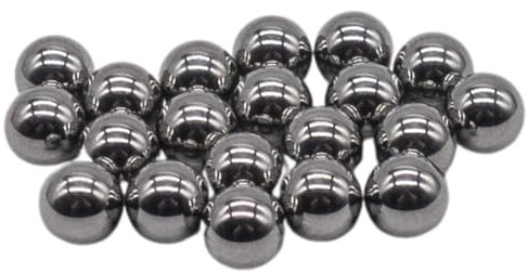 20x - 4,76 mm Fahrrad Präzisions Kugellager für Steuersatz, Nabe oder Tretlager / 1x20 Kugeln (4,76 mm)