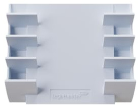 Legamaster Glasboard Markerhalter in Chilly Lake – Platz für 4 Marker Extra Starker Magnet Stilvolle Organisation