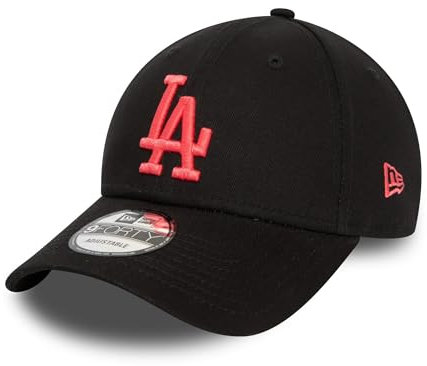 New Era Los Angeles Dodgers Fankappe schwarz pink 9Forty Basecap LA Teamlogo Cap MLB - One-Size